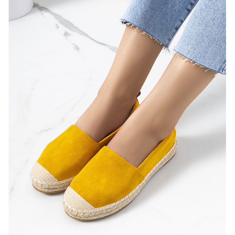 Žluté dámské espadrilky Mathea žluť 1
