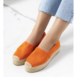 Prolamované espadrilky Orange Capelle pomerančový 1