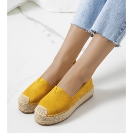 Dámské hořčičné espadrilky Rhianne žluť 1