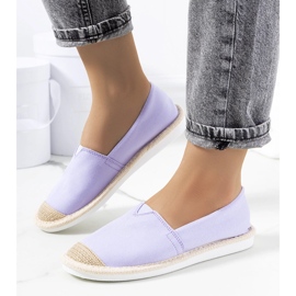 Tanner fialové dámské espadrilky fialová 1