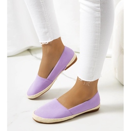 Fialové dámské espadrilky od Lyndsey fialová 1