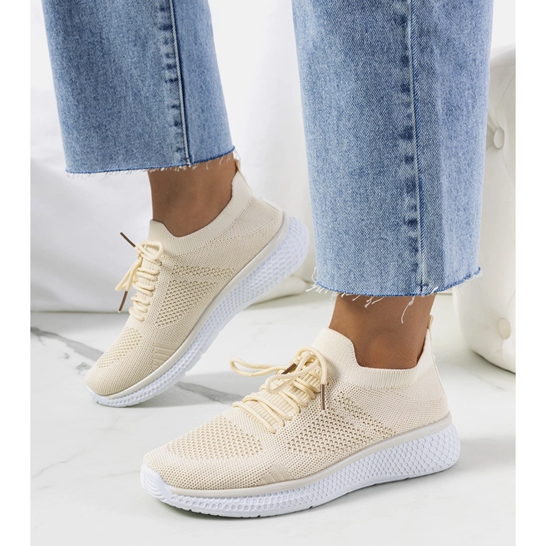 Béžové sportovní tenisky Michael béžový 1