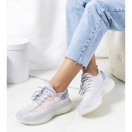 Šedé dámské sportovní tenisky Molema šedá 1