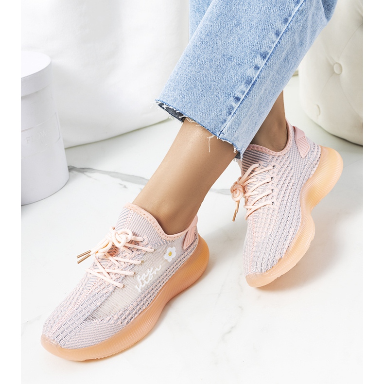 Růžové dámské sportovní tenisky Molema růžový šedá 1