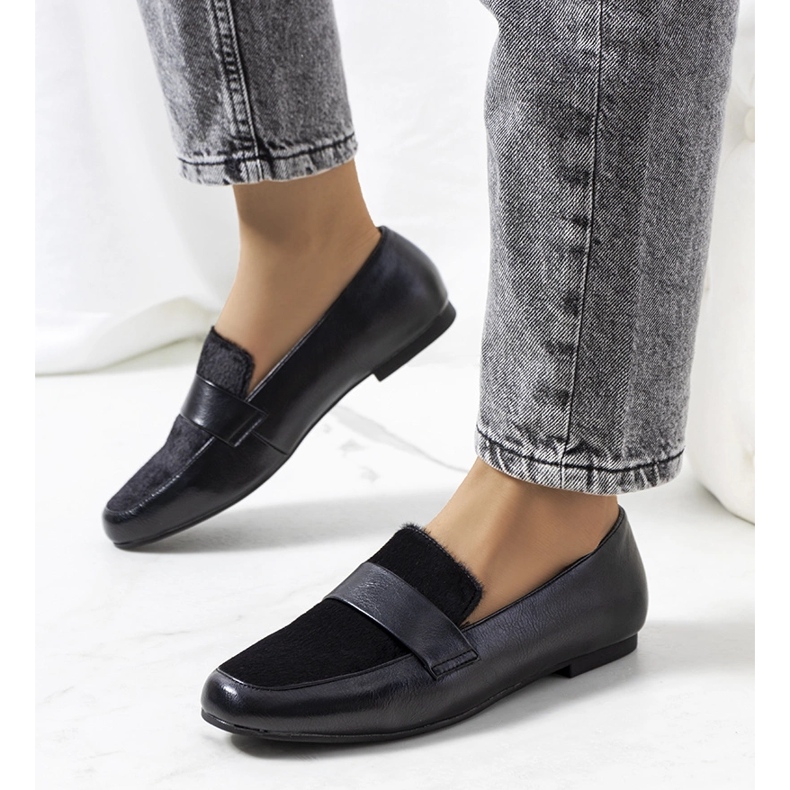 Černé dámské boty Kolk černý 1