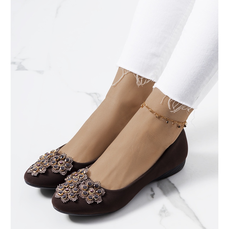 Dámské hnědé baleríny Rolla hnědý 1