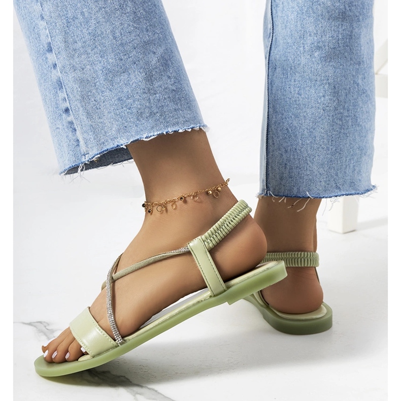 Dámské sandály Kiara zelené zelená 1