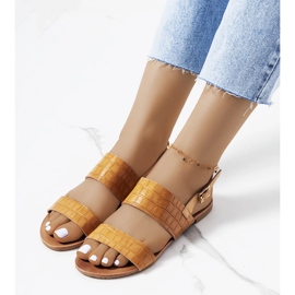 Hnědé dámské sandály Chinn hnědý 1