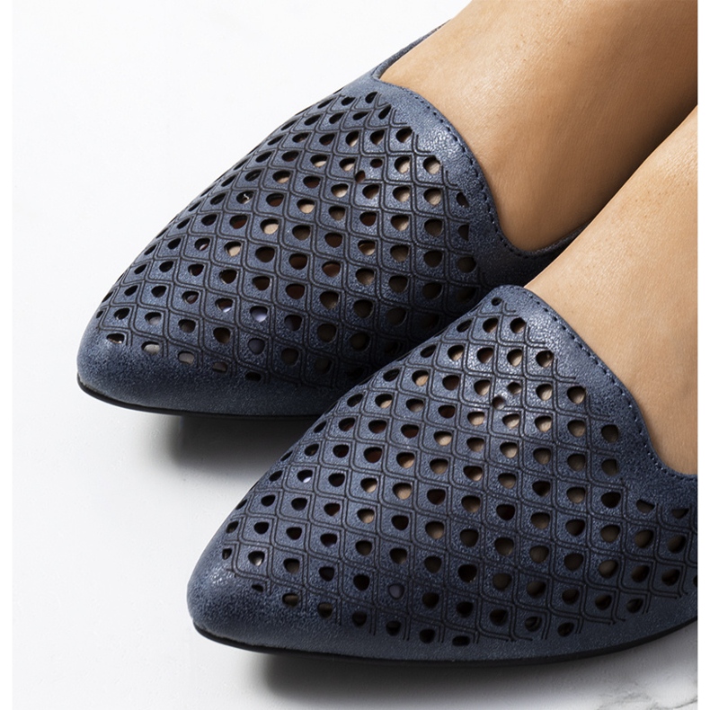 Prolamované mokasíny Jarrett námořnicky modré modrý 1