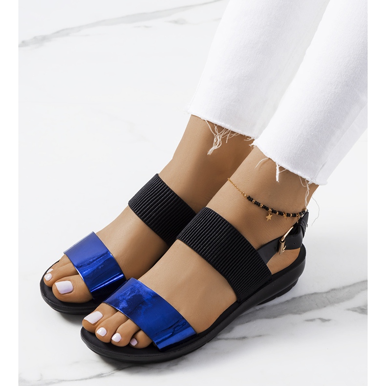 Dámské sandály Tarja v tmavě modré barvě modrý 1