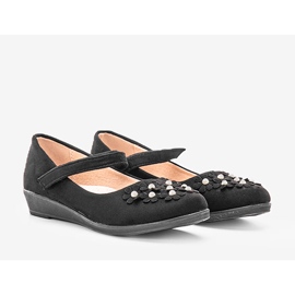 BM Černé dětské balerínky od Holanti černá 1