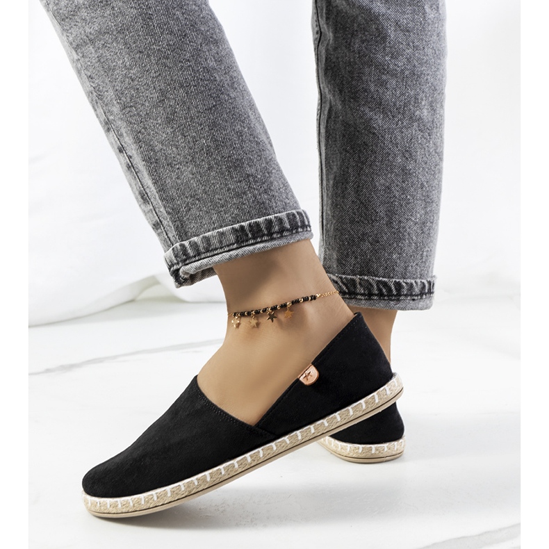 Dámské espadrilky Black Jacquet černá 1