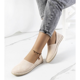 Béžové dámské espadrilky Jacquet béžový 1