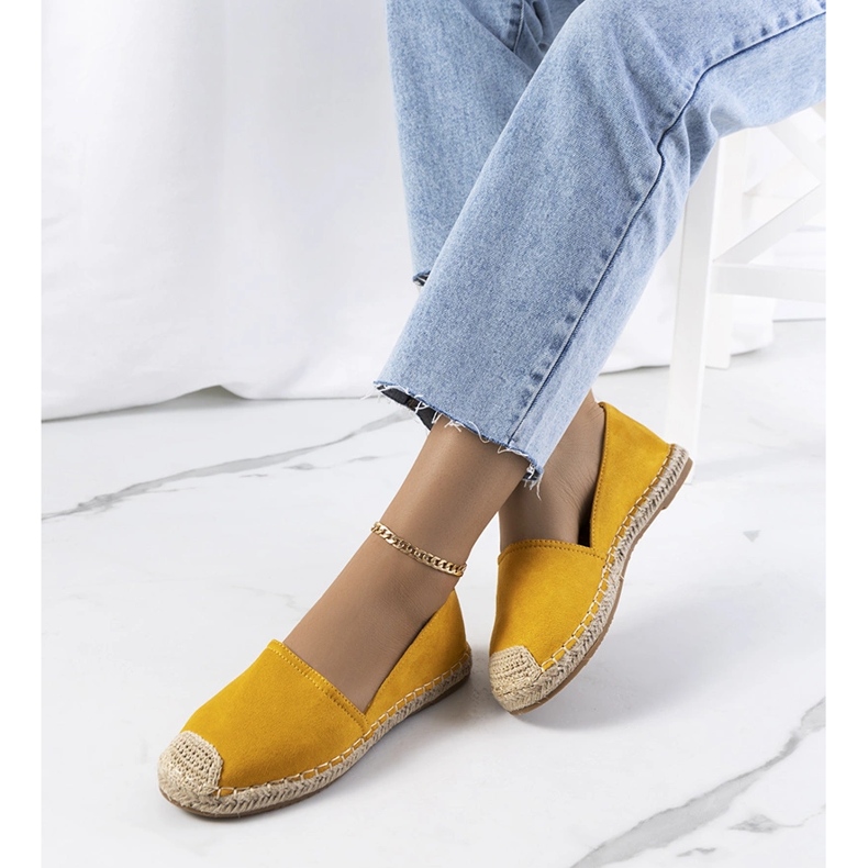 Žluté dámské espadrilky od Balma žluť 1