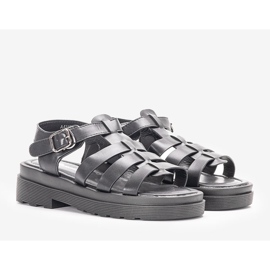 Černé dámské sandály Bradam černý 1