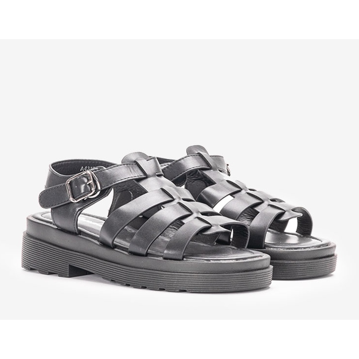 Černé dámské sandály Bradam černá 1