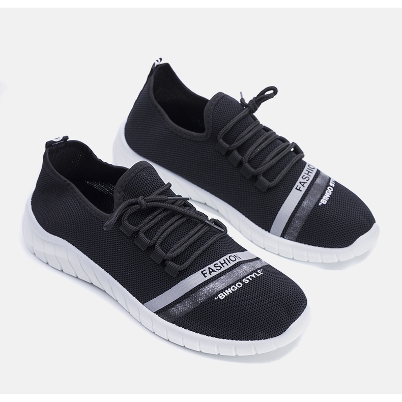 Černé pánské sportovní tenisky Formalk černý 1