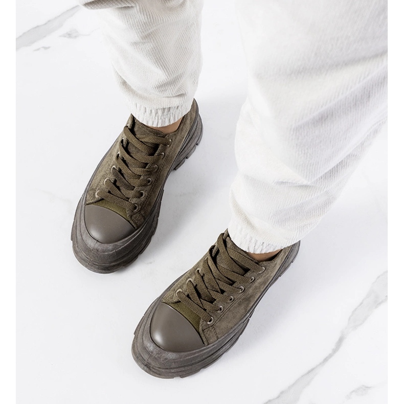 Zelené tenisky Catullo zelená 1