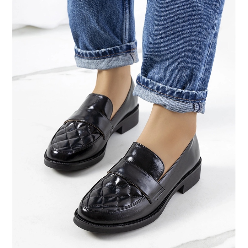 Alexanovy černé mokasíny černý 1