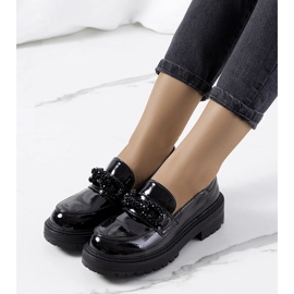 Černé lakované mokasíny od Ordell černý 1