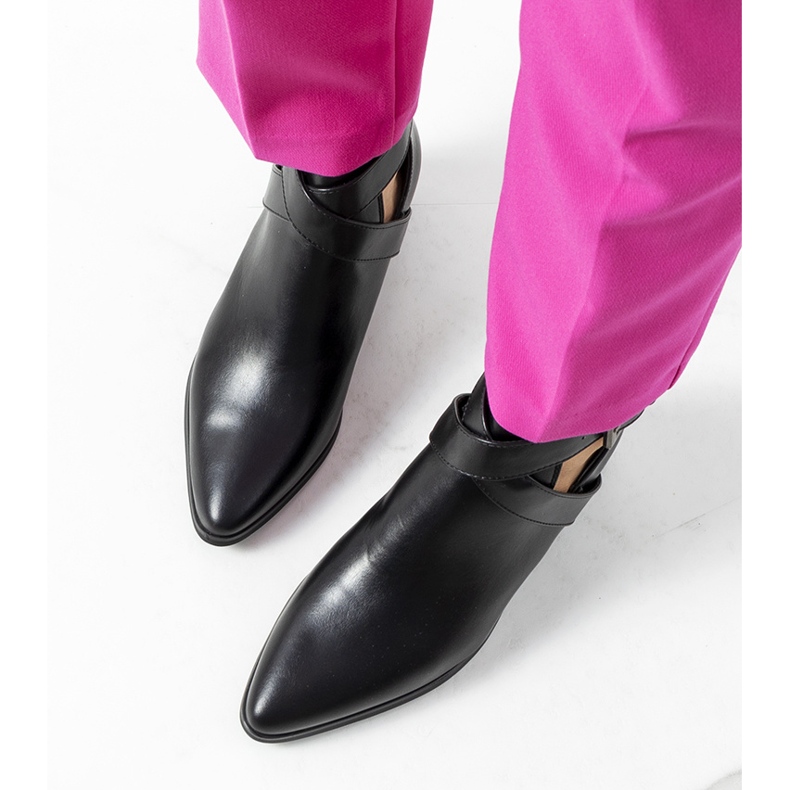 Černé boty Wardle černá 1