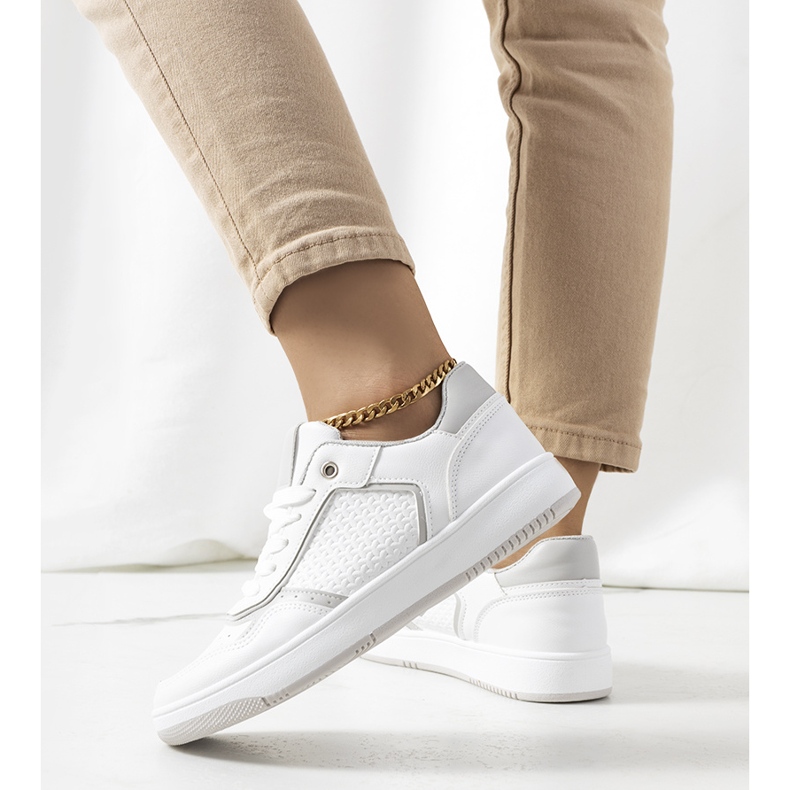 Bílé tenisky od Banksia bílý šedá 1