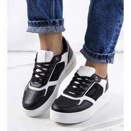 Černé tenisky na platformě Coronel černý 1