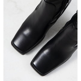 Černé vysoké podpatky Panucci černý 2