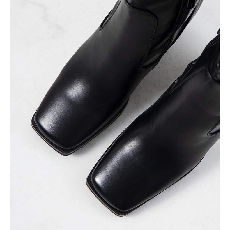 Černé vysoké podpatky Panucci černý 2