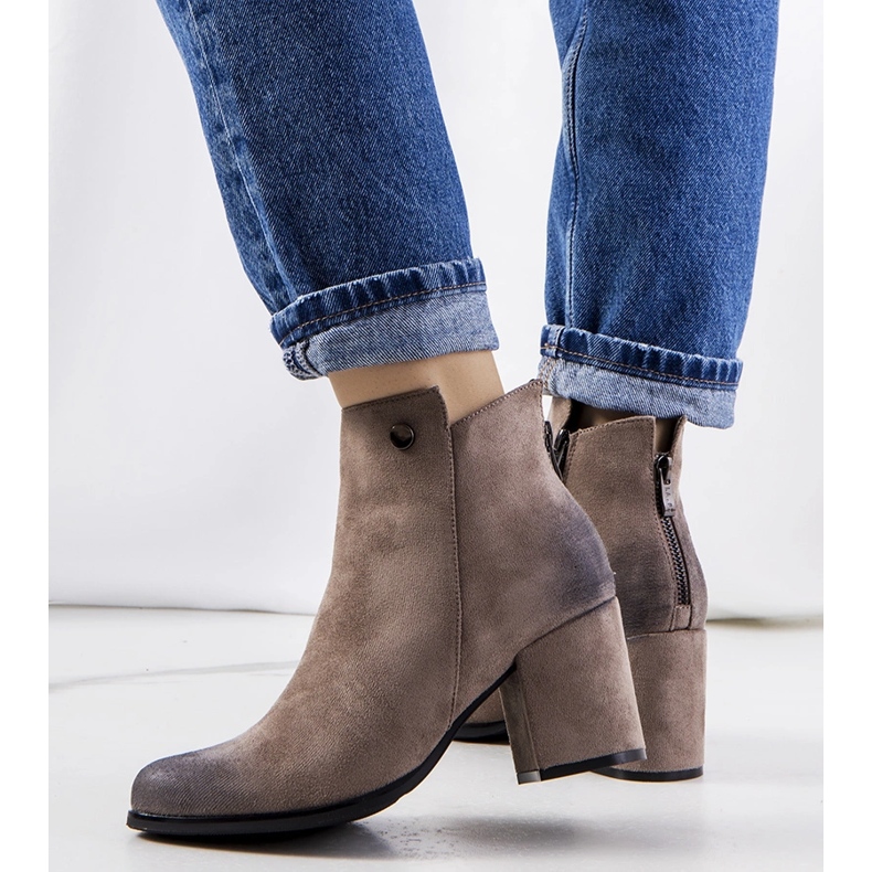 Hnědé boty Goldcrest hnědý 1