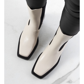 Béžové kozačky Maret béžový 2