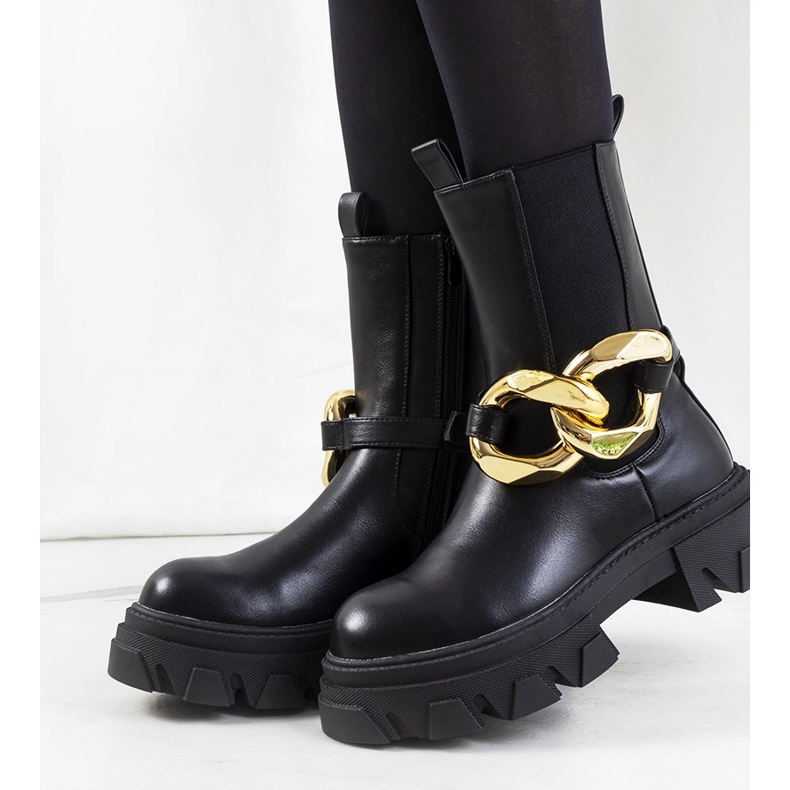 Černé boty Croydon černá 1