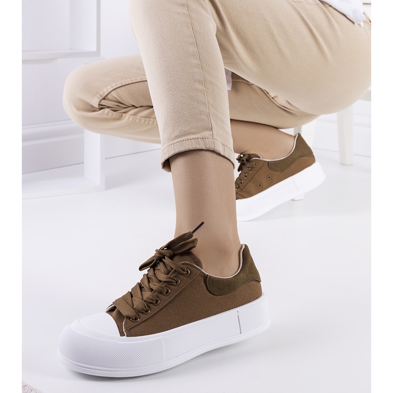 Zelené tenisky na platformě Kilkenny zelená 1 Zelené tenisky na platformě Kilkenny zelená 1