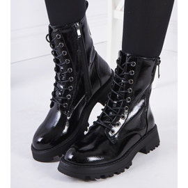 Lapačky z ekokůže Worcester v černém provedení černá 1