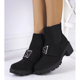 Soul černé vysoké podpatky černý 1