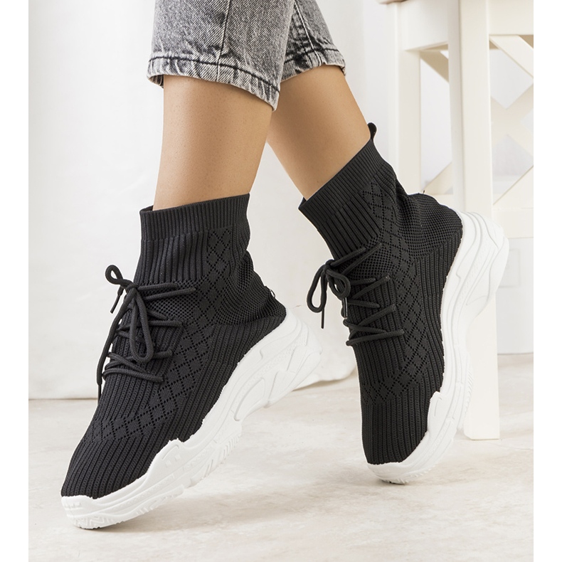 Černé ponožky značky Dowden černý 2