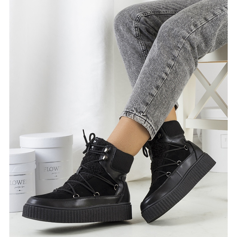 PA1 Černé dámské sněhule značky Laursen černá 1