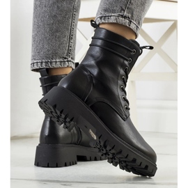 Aleida black trappers černý 1