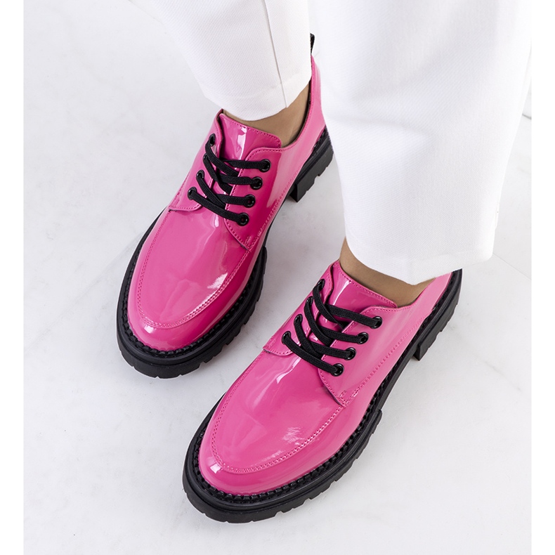 PA1 Růžové lakované boty Tianna růžový 1