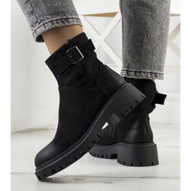 PA1 Černé kozačky značky Alejandra černý 1