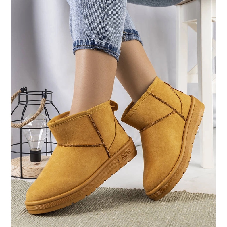 Big Star Velká hvězda KK274289 Dámské béžové ženské sněhové boty béžový 1