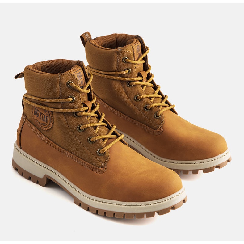 Camel pánské turistické boty Big Star KK174203 hnědý 1