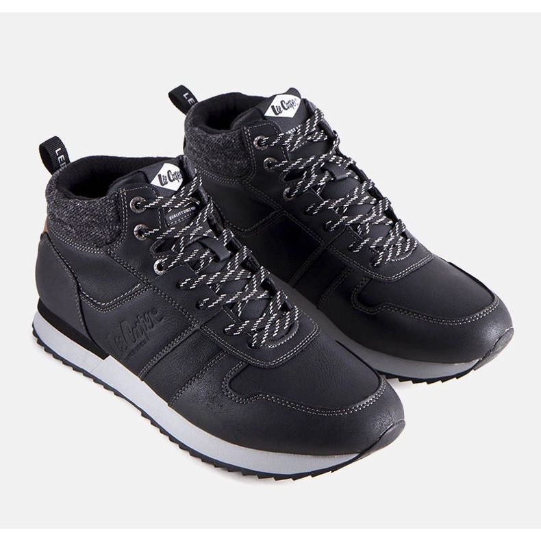 Lee Cooper Černé zateplené holínky LCJ-22-31-1460 černá 1