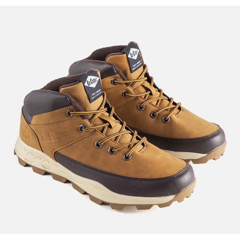 Lee Cooper Hnědé zateplené holínky LCJ-2201-1390 hnědý 1