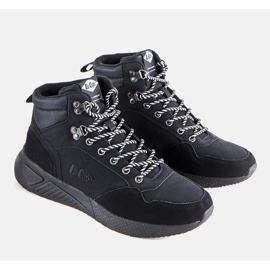 Lee Cooper Černé zateplené holínky LCJ-22-31-1457 černá 1
