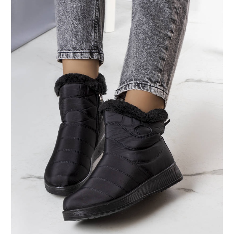 Inna Černé zateplené sněhule Fiedler černá 1