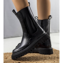 PA1 Vysoké černé kozačky značky Valeris černá 1 PA1 Vysoké černé kozačky značky Valeris černá 1