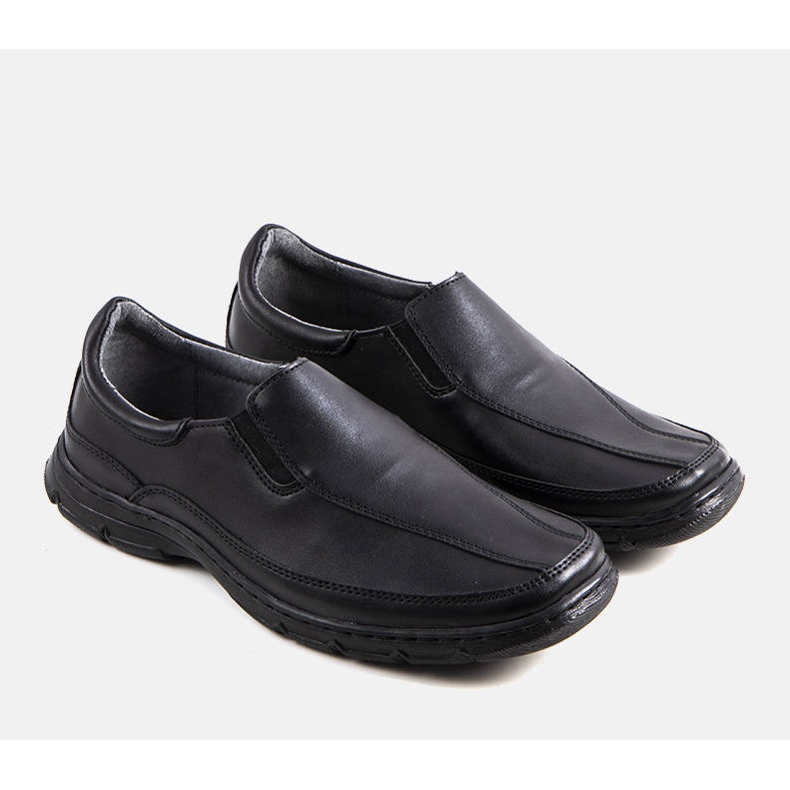 Černé pánské slip-on boty značky Kalin černý 1
