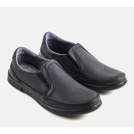 BM Černé pánské slip-on boty značky Lazar černý 1