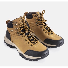 Hnědé pánské zateplené kozačky Tervo černá 1 Hnědé pánské zateplené kozačky Tervo černá 1